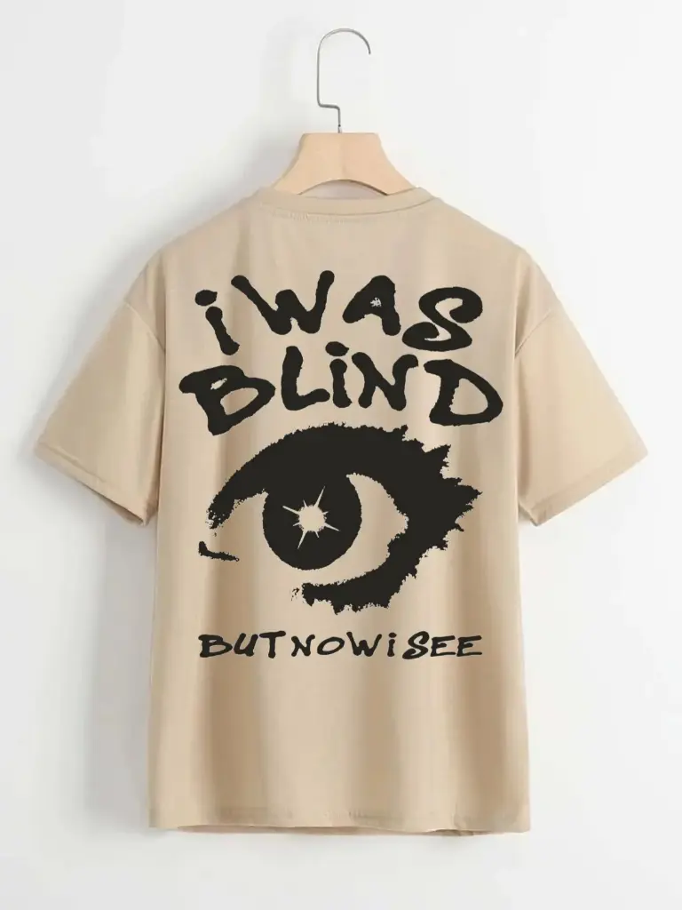 BLIND NO MORE TEE (BEIGE)