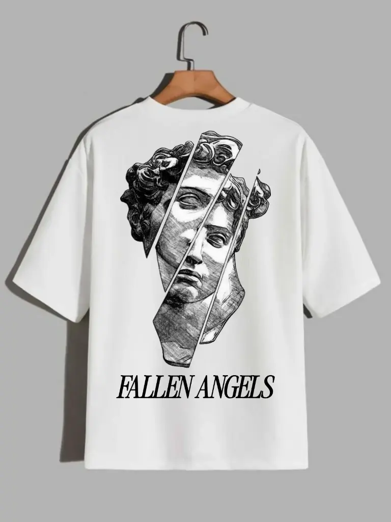 FALLEN ANGELS LOGO TEE (WHITE)