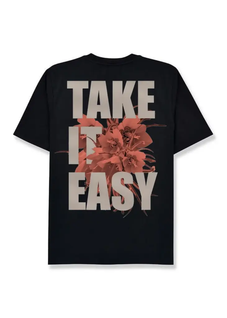 TAKE IT EASY TEE (BLACK)