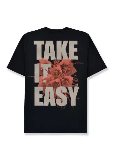 TAKE IT EASY TEE (BLACK)