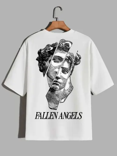 FALLEN ANGELS LOGO TEE (WHITE)